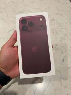 Brand new Apple iPhone 18 Pro Max 256GB unlocked burgundy maroon