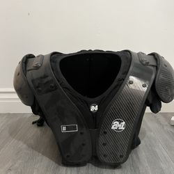 2 in 1 Large football shoulder pads carbon fiber 