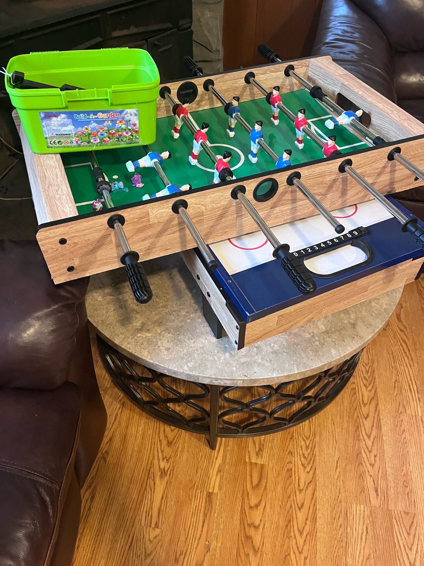 3 in 1 fooseball hockey pool table