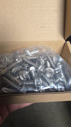 401 SS self-tapping hex head screws 1.25"