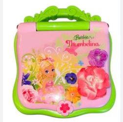 Barbie Thumbelina Electronic Learning Laptop Toy