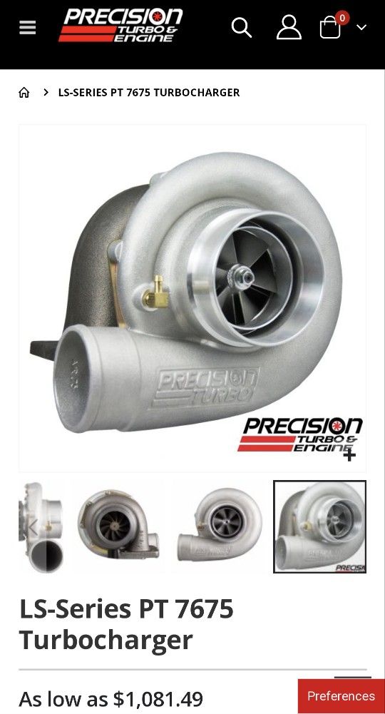 LS-SERIES PT7675 PRECISION TURBO