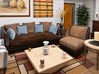 Livingroom Sofa + Oversized Chair Set