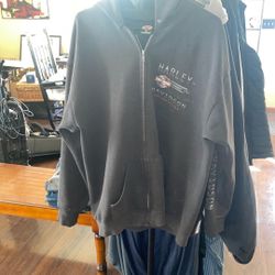 Harley Davidson Zip Up Hoodie Xl