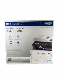 Brother MFC-L3770CDW All-In-One Color Laser Printer Copier - 13k pages - EUC