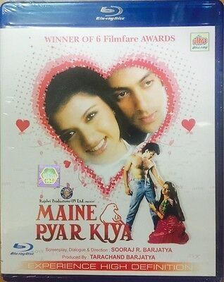 MAINE PYAR KIYA BLU-RAY - SALMAN KHAN - BOLLYWOOD MOVIE BLURAY / REGION FREE