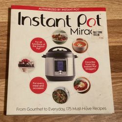 NEW Instant Pot Miracle Cookbook