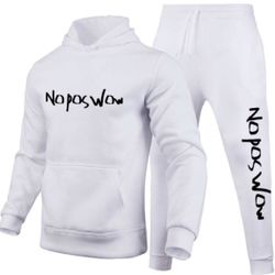 No Pos Wow Hoodie Jogger Set Means "Dang Thats Crazy" In Spanish Medium/Large