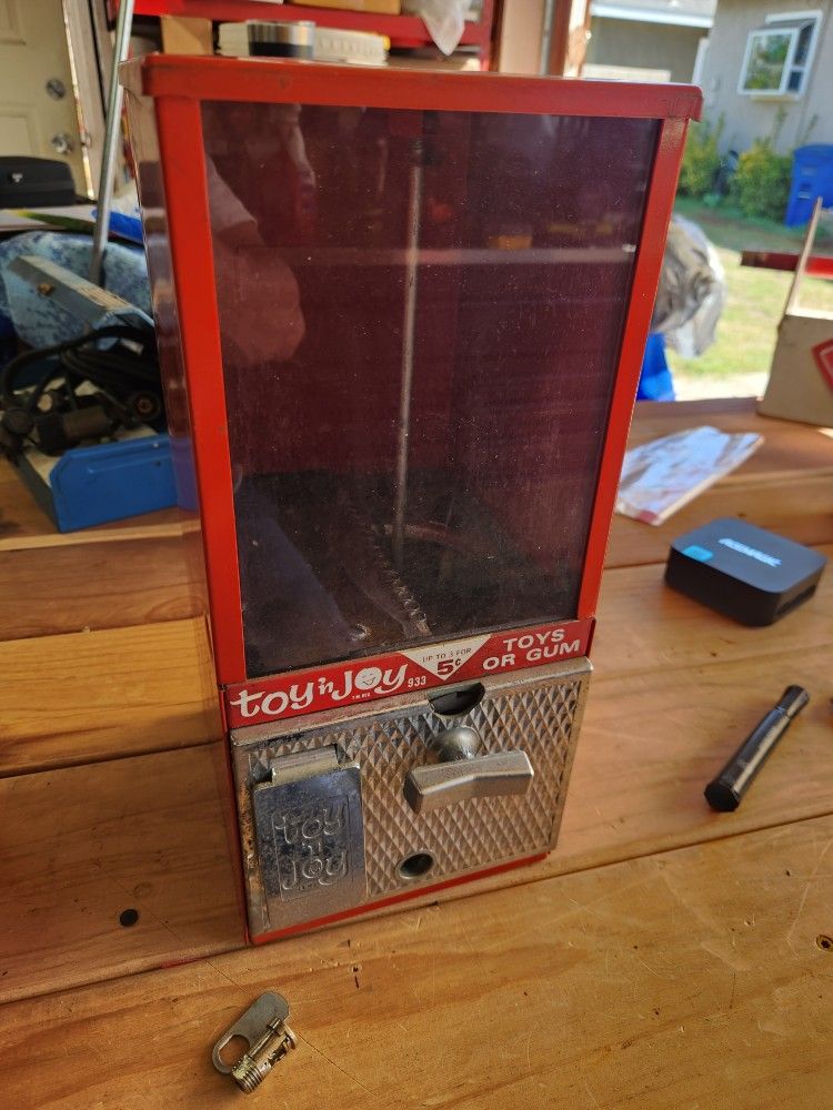 Toy & Joy 5 cent Candy & Gumball Machine