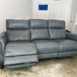 Cindy Crawford 3 Seater Motor Reclining  Couch With USB Charging Outlets 