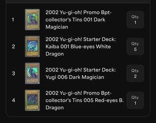 Yu-gi-oh Limited Edition