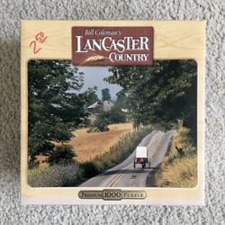 2002 Bill Coleman’s Lancaster Country Jigsaw Puzzle 1000 Pc Green Mountain Road