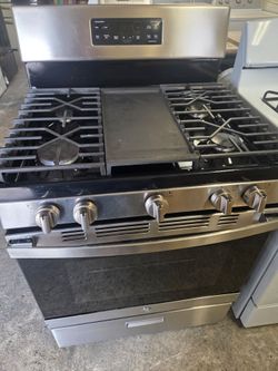 Ge gas range stainless steel 5 burners warranty Financing With Snap If You Qualify