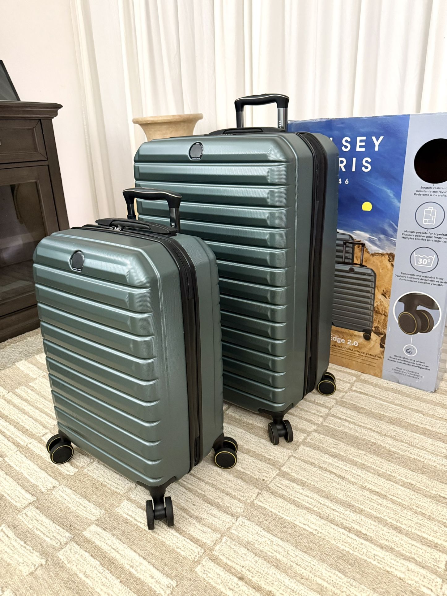 Delsey Hardside Luggage Set