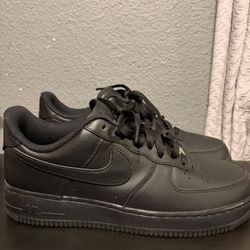 Open Box Black Air Force 1