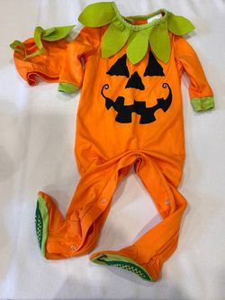 Baby pumpkin Halloween costume