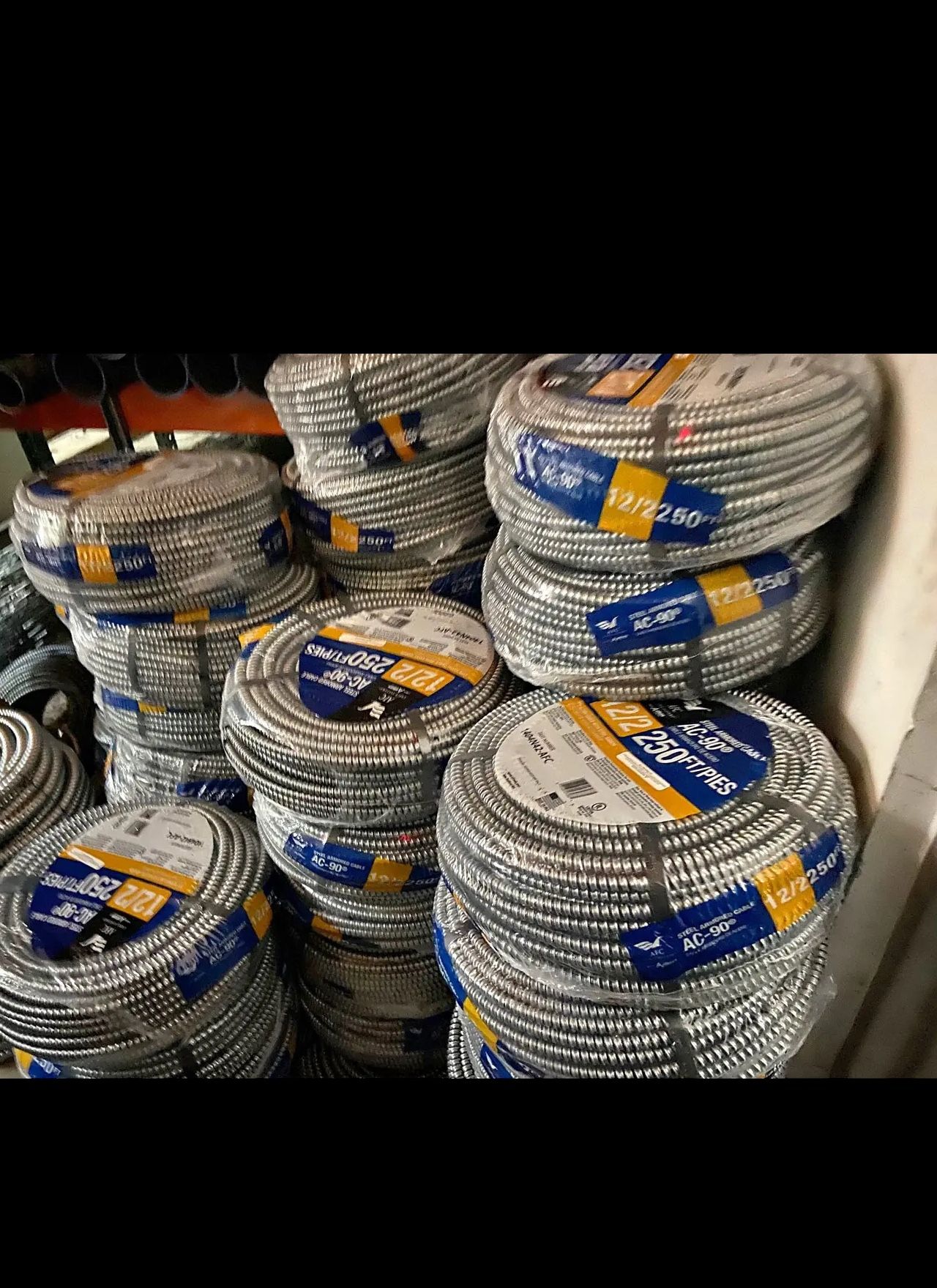 12-2 250ft steel bx/ac