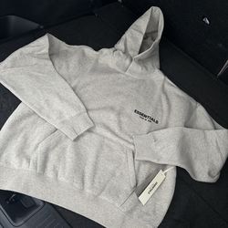 Essential Hoodie Grey Color Size Medium