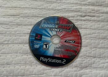 WWE Smackdown vs. Raw 2007 for Playstation 2 Videogame (disc only)
