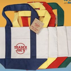 Trader joe mini tote bag