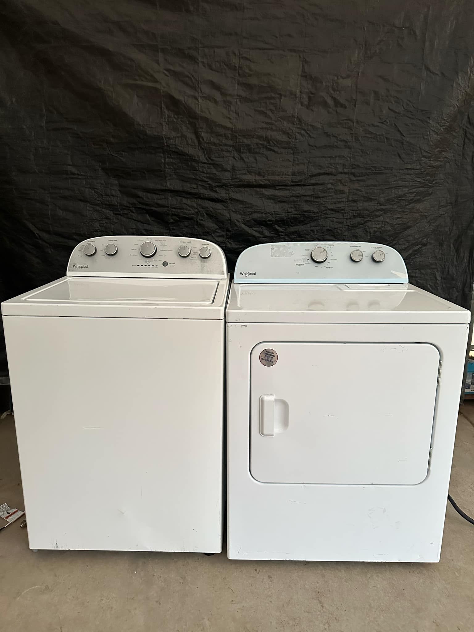 Whirlpool Washer And Dryer Laundry Set