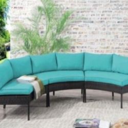 Brand New Patio Sofa Set Brand New In The Box Half Moon Patio Furniture Curved Patio Furniture πππππ
