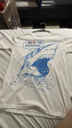 Shark shirt by wonder nation size 14-16