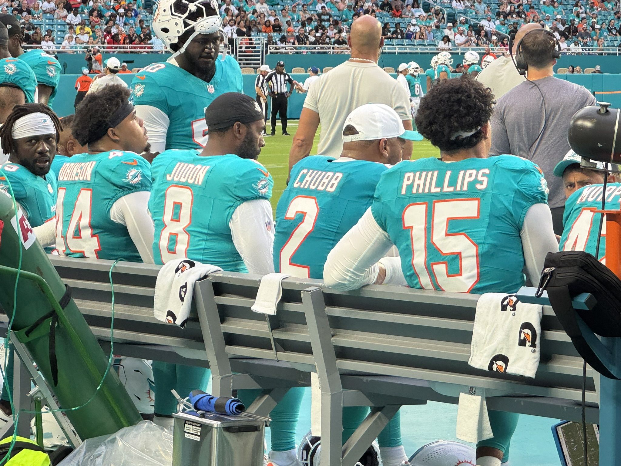 Dolphins On Field Passes-All Game