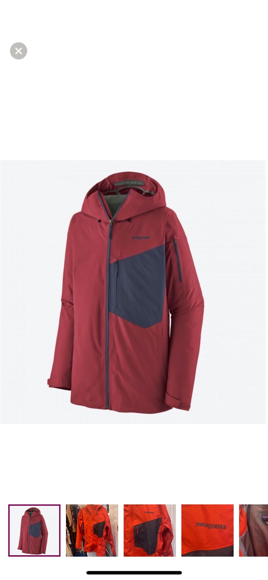 Patagonia Snow drifter Jacket Men’s XS