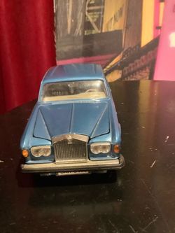 Burago Italy Rolls-Royce Diecast Model Car Blue