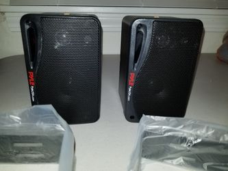 PYLE surround BLUETOOTH waterproof HOME SPEAKER, set of 2 (NEW)