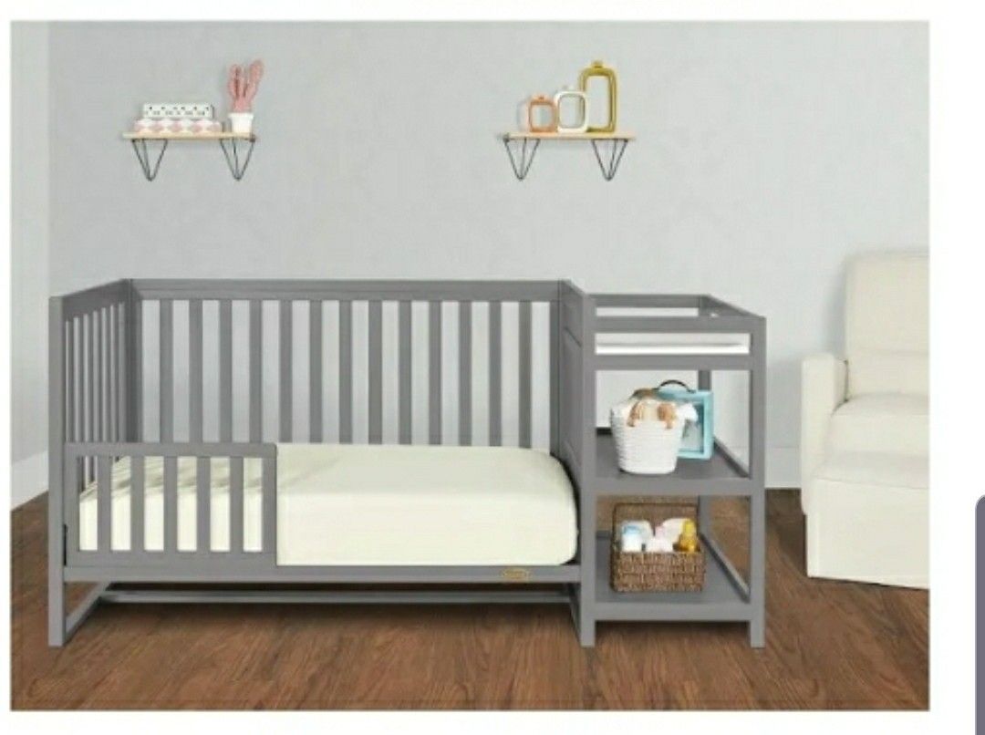 Crib Storm Grey Color Brand New In The Box