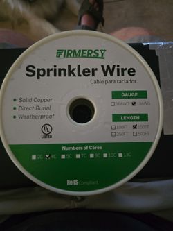 Sprinkler wire,