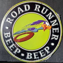Road Runner Beep Beep Metal Sign (New)