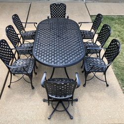 ⚜️Summer Classics Provance Powder Coated 8 Seat Outdoor Patio Furniture Set 
