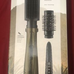 Conair Air Styler w/ Paddle Brush  Curling Wand and 2 In Round Brush Attachments