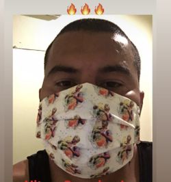 Kobe Bryant Mamba #24 Lakers Cotton Facemasks