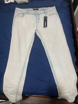 Purple jeans