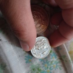 Moneda De Plata 50 Centavos 