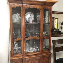 Wood China Cabinet