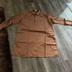 Brown Punjabi Kurta Set 