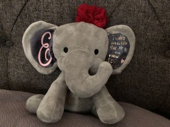 Birth elephant personalized teddy bear for any occasion