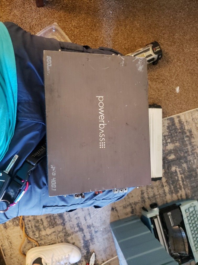powerbass 800 watt 4 channel amp