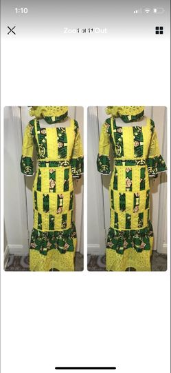 African dress size s/M