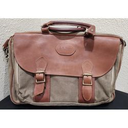 Leather LL Bean Book / Computer Bag