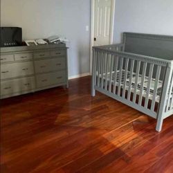 "RORY" Pottery Barn conversion crib bedroom set WITH Recliner