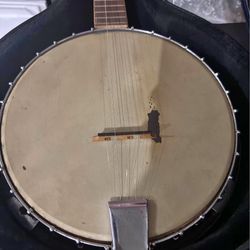 Used Conrad Banjo 5 Strings With Case 