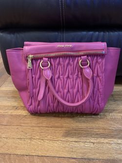 Miu miu double zip tote