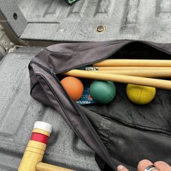 Croquet Set, Hardly Used
