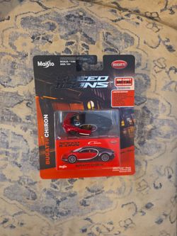 Maisto Speed Icons Bugatti chiron in red.